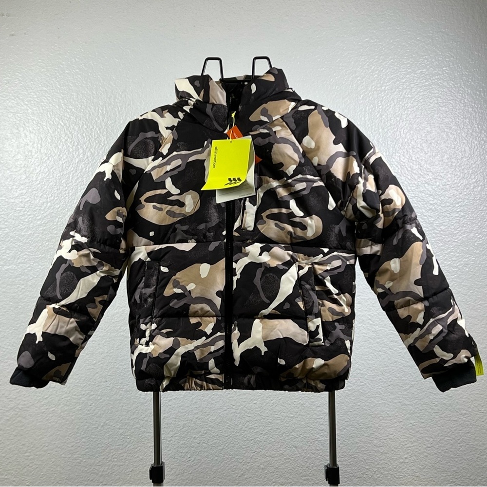All In Motion Kids Camouflage Puffer Jacket Size S